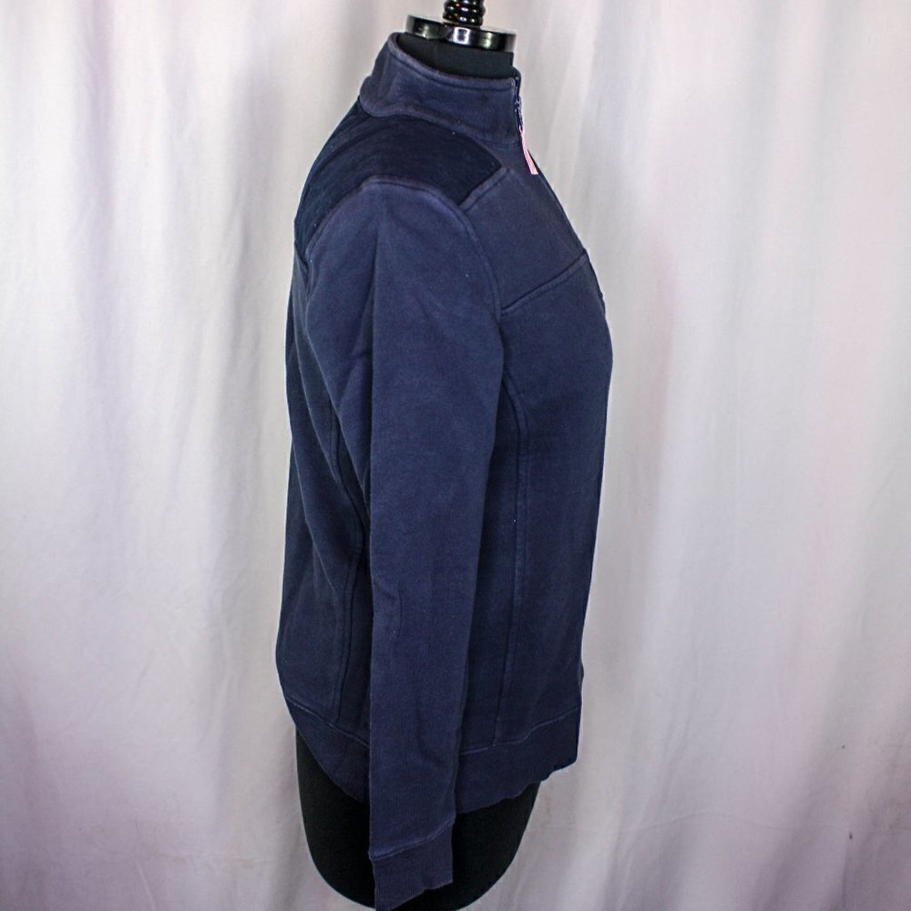 Vineyard Vines Sweatshirt 1/4 Zip Pullover Style Dark Blue 100% Cotton S… - Picture 4 of 6